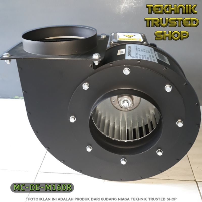 Centrifugal fan direct MC DE160R 250w Blower keong hisap exhaust