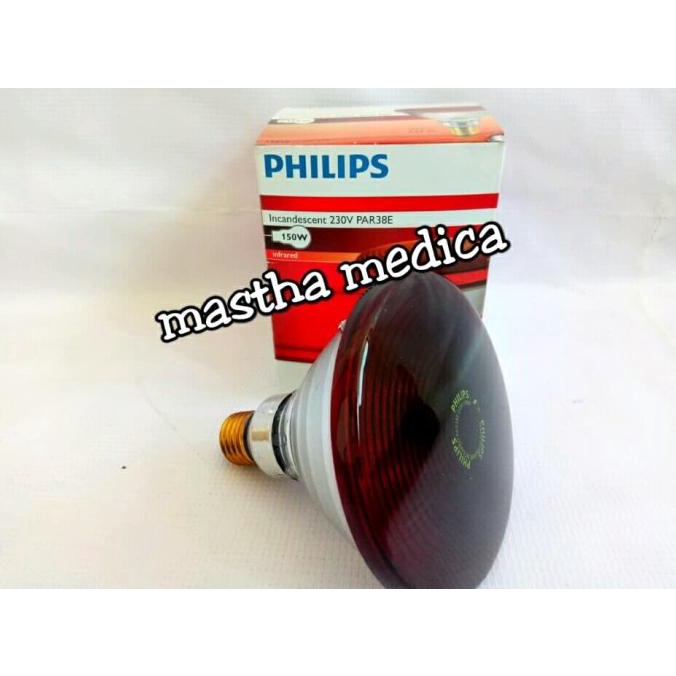 Bohlam Lampu Fisioterapi Inframerah Infrared Philips Bulb Kesehatan