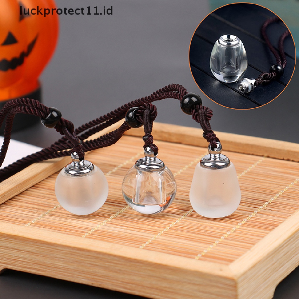 1pc Kalung Liontin Botol Kremasi Ashes Vial Holder Abu Kremasi Model Hollow Dengan Lanyard Untuk Hadiah