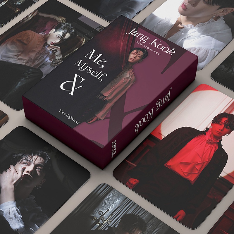 55pcs / Kotak Kartu Foto LOMO BTS JUNGKOOK 2022