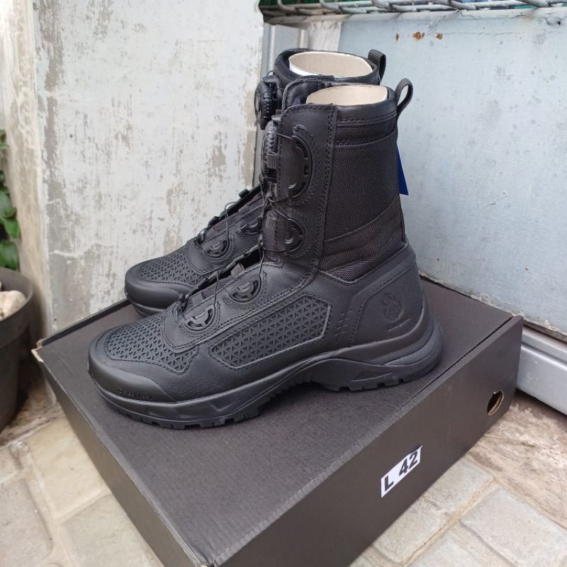 Sepatu PDL Tali Putar Tactical Libra Tawon