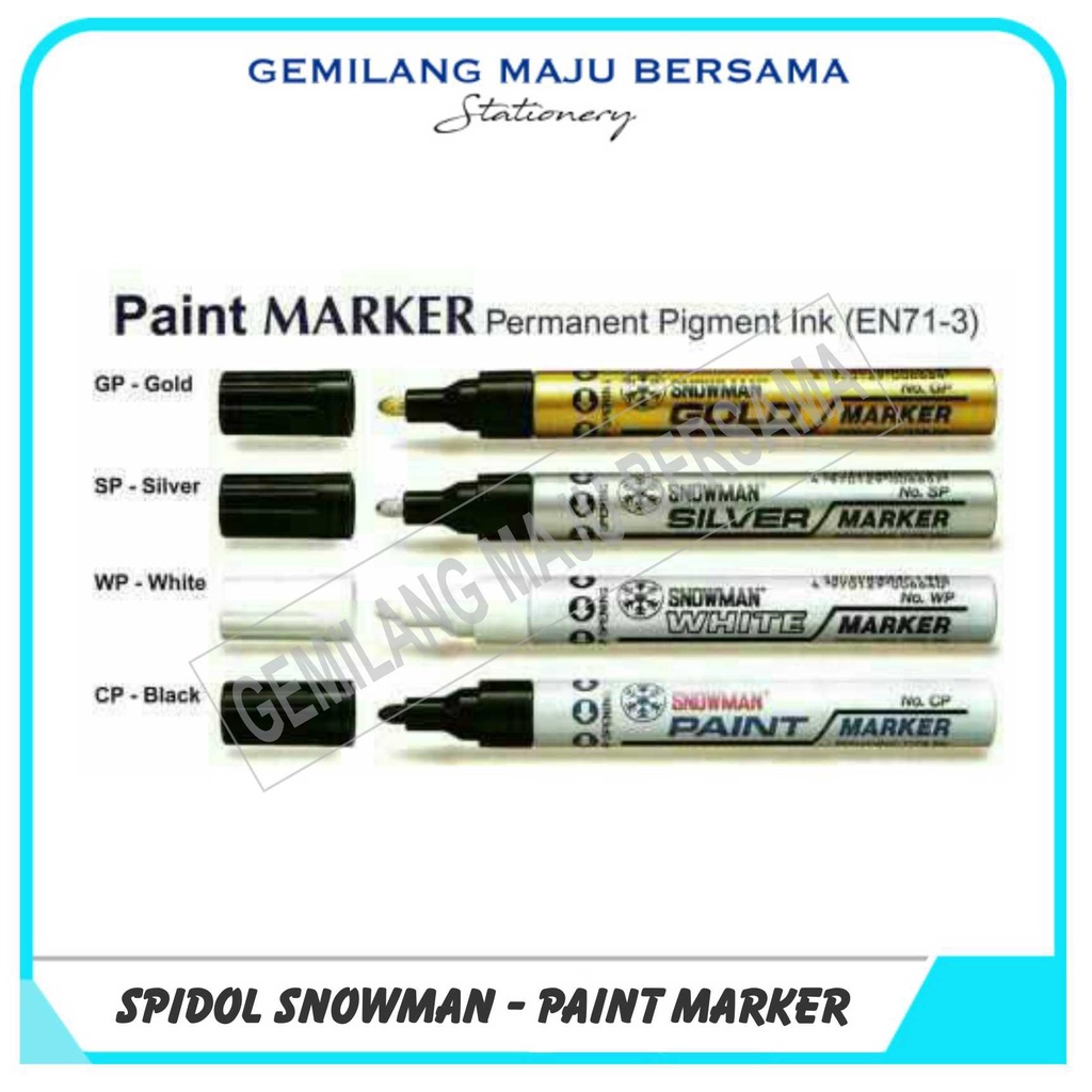 

Spidol Snowman Paint Marker ( Medium )