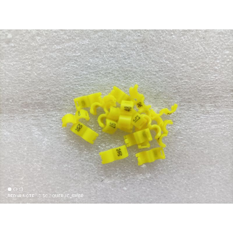 RING JEPIT KENARI 3MM KUNING