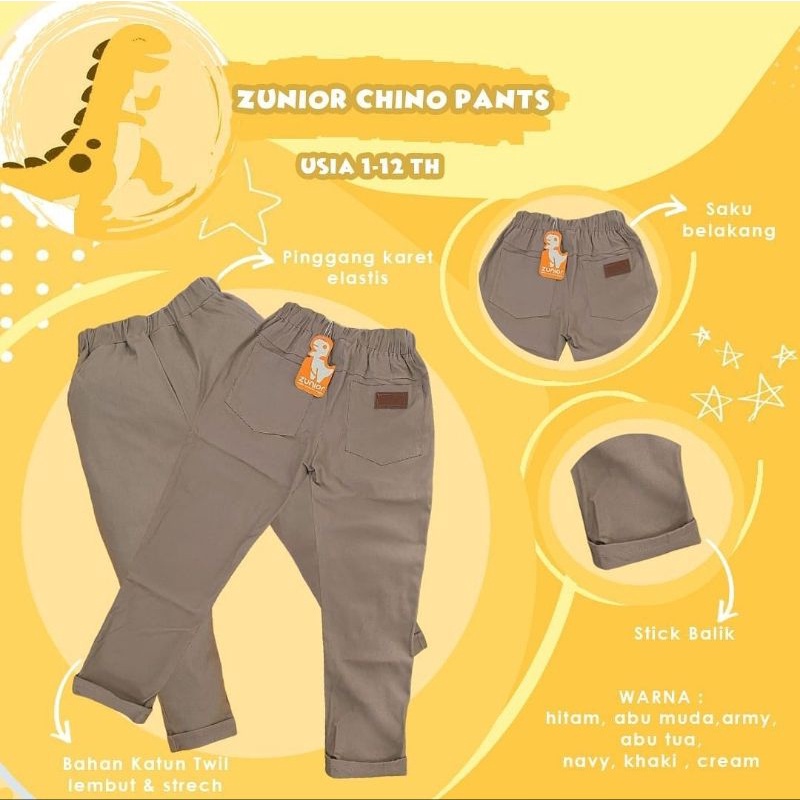 Celana Anak Laki Laki Chinos Panjang Bahan Katun