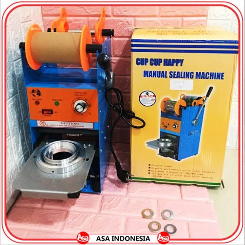 Mesin Pres Gelas Cup Sealer D8 Eton Sealer 16oz Happy