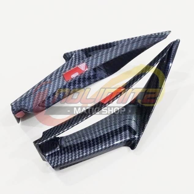 Cover List Lampu Depan NEMO Tutup Carbon Honda Vario 160