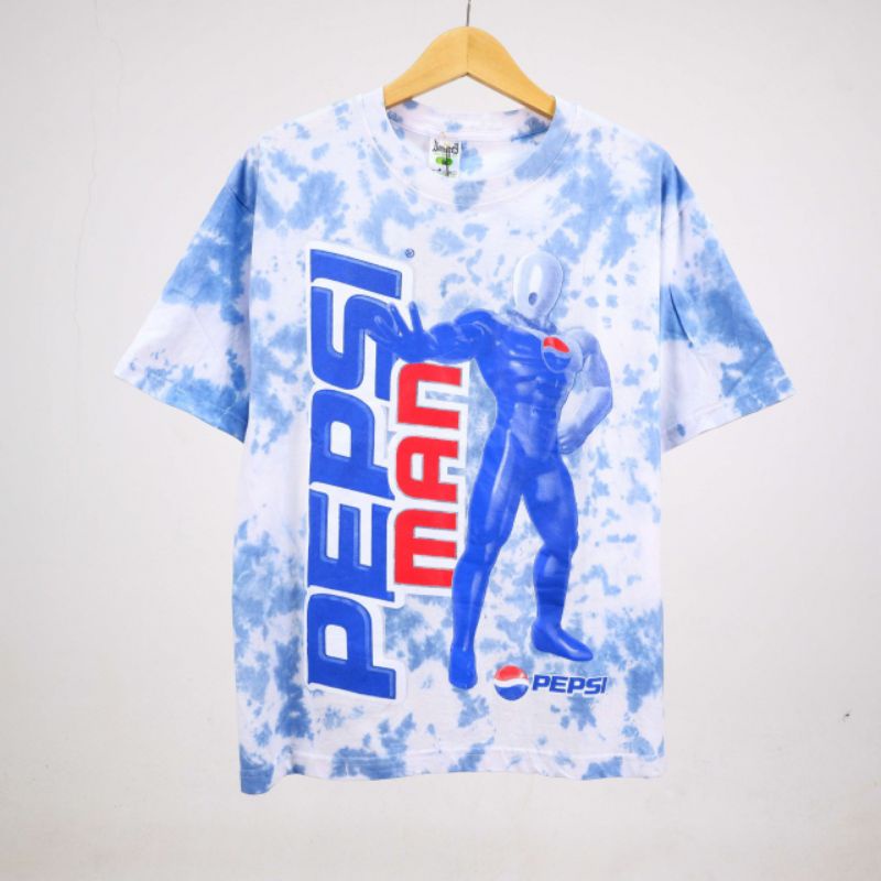 KAOS PEPSI MAN TIE DYE KAOS TIE DYE TSHIRT TIE DYE TSHIRT PEPSI