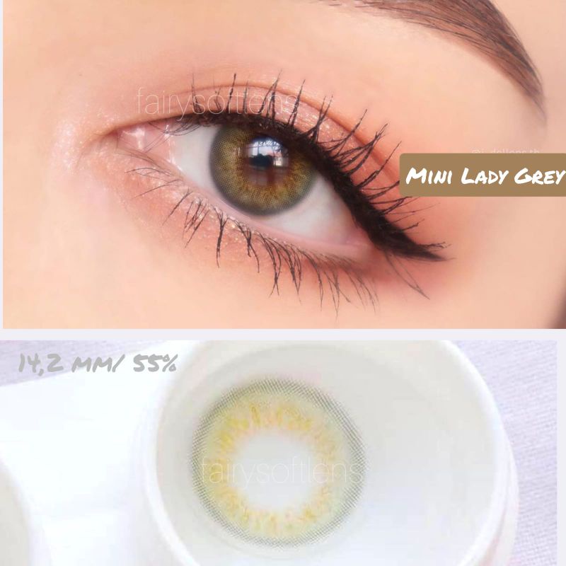 Softlens Mini Lady Grey / KONTAK LENSA