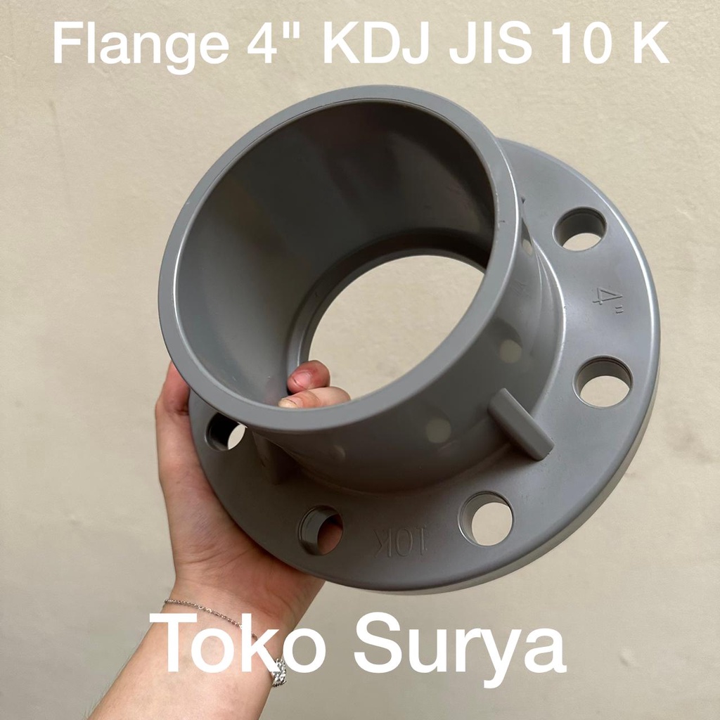 Jual JIS 10 K KDJ CM FLANGE 4" 8 LUBANG BAUT JIS 10K Flange 4 inch CM