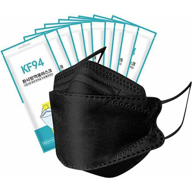 MASKER KF94 BLACK & WHITE