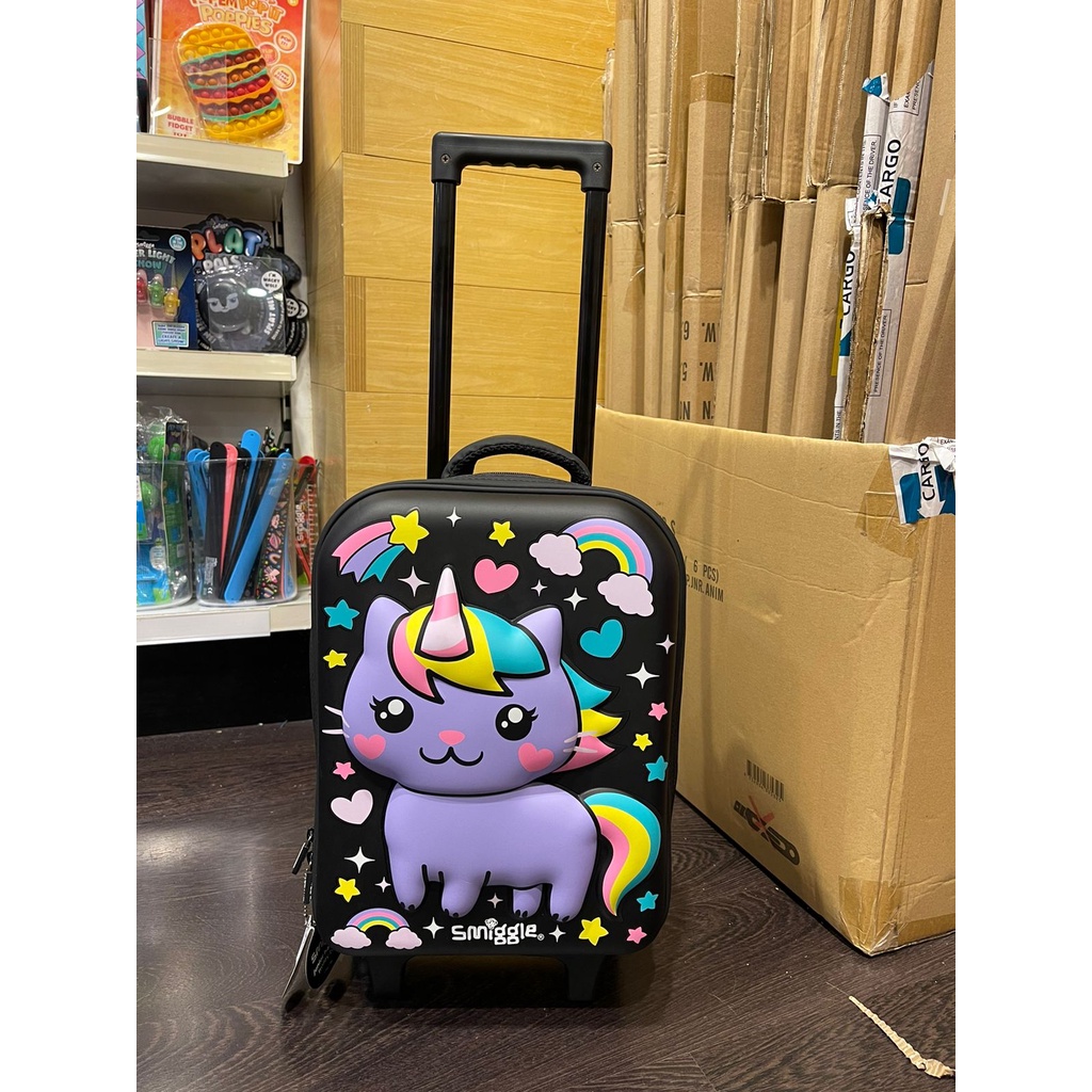 SMIGGLE TROLLEY TRAVEL HARDCASE  SKY HI UNICORN - TAS TROLI SMIGGLE
