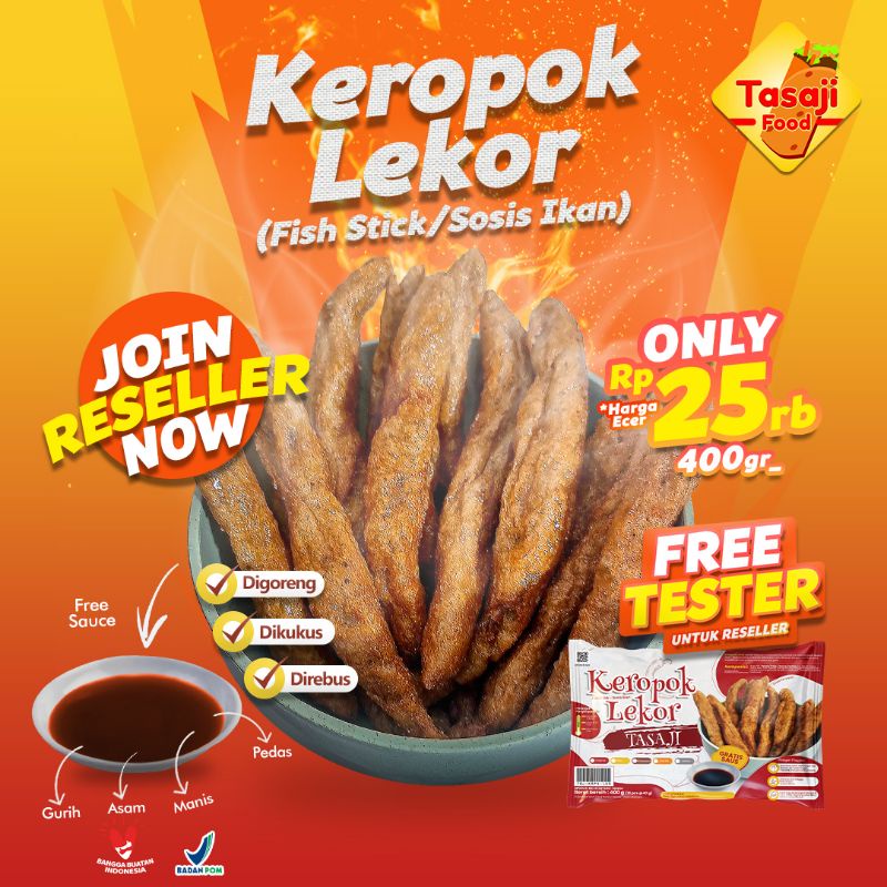 Jual Otak Otak Rasa Pempek Tasaji Keropok Lekor Kerupuk Lekor