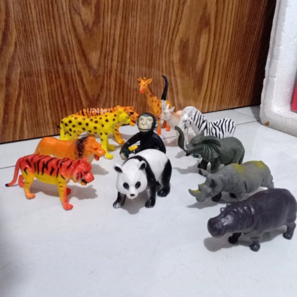 

Promo mainan edukasi figure wild animals/mainan binatang hutan/mainan anak Limited