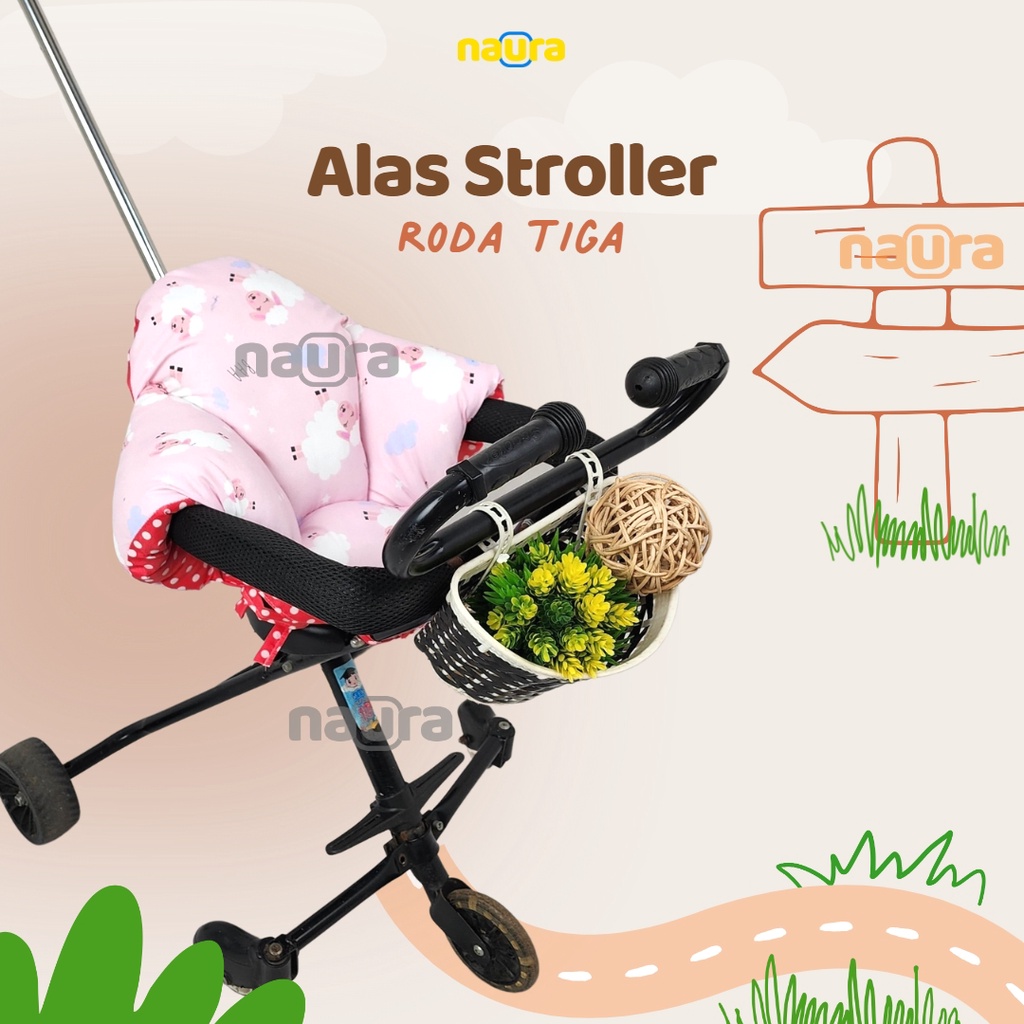 Alas Tidur Bayi Alas Stroller Micro Trike Pad Alas Kereta Dorong Roda Tiga