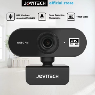 【COD】Jovitech Webcam Full HD 2K Video With Microphone Web cam 1080P FULL HD Jernih - CM09