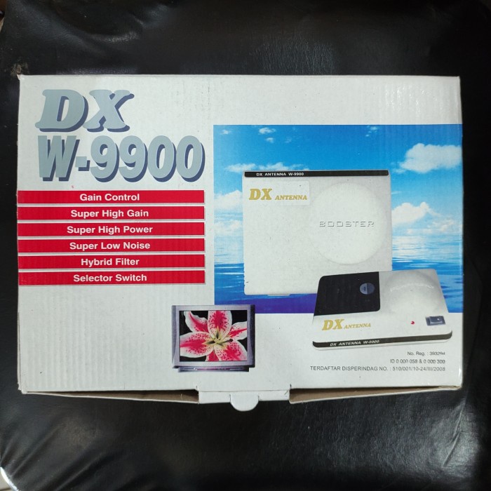 Booster Antena TV DX W 9900 Asli