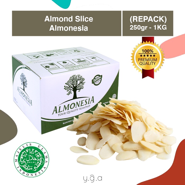 

Kacang Almond Slice 250gr / 500gr / 1KG