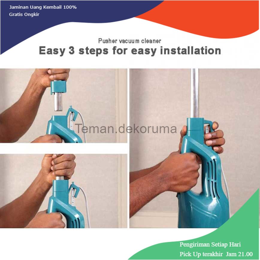 TD - PR2 Deerma Penyedot Debu Vacuum Cleaner Handheld Push Rod 2-in-1 - DX900