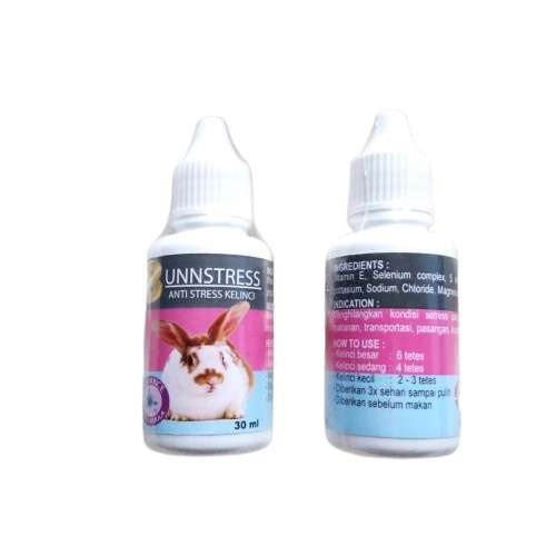 BUNN STRESS 30ML - OBAT ANTI SRESS KELINCI