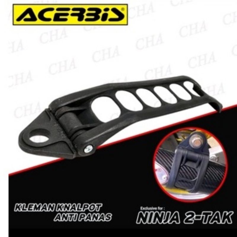 BREKET KNALPOT NINJA 2T ACERBIS KLEM KNALPOT ACERBIS 2,5 INCH UNTUK MOTOR 2 TAK