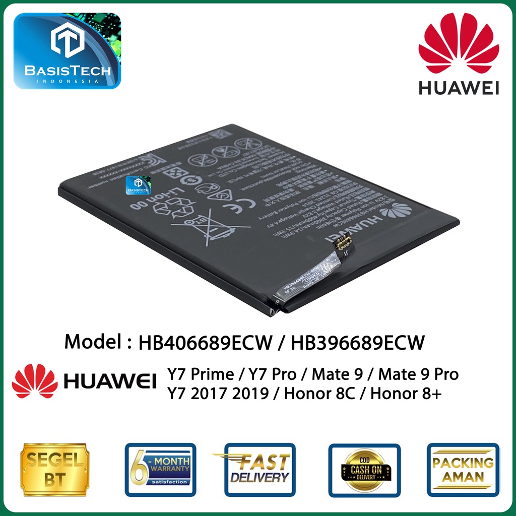 BATERAI HUAWEI Y7 PRIME Y7 PRO MATE 9 PRO HONOR 8C 8 PLUS - HB406689ECW HB396689ECW - ORI99