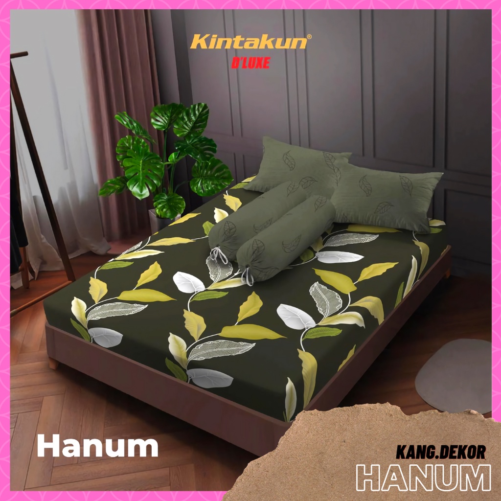 SPREI KINTAKUN DLUXE MOTIF HANUM 180x200 NO 1 KING SEPREI CANTIK MURAH MOTIF TERBARU SEPRAI KAMAR TIDUR D’LUXE SEPREI AESTHETIC D LUXE KINTAKUN SEPRAI CANTIK SEPRE DLUXE PROMO ANTI LUNTUR MOTIF PLUS SARUNG BANTAL SPREI DEWASA ALAS KASUR SPREI ADEM