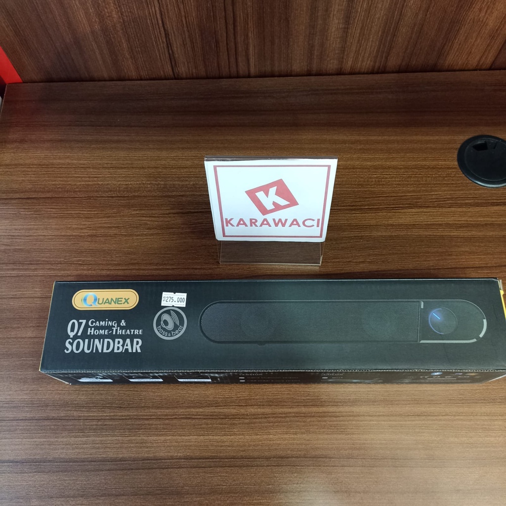 SOUNDBAR QUANEX USB PORT SUARA KENCANG COCOK UNTUK NGEGAME/MUSIKAN