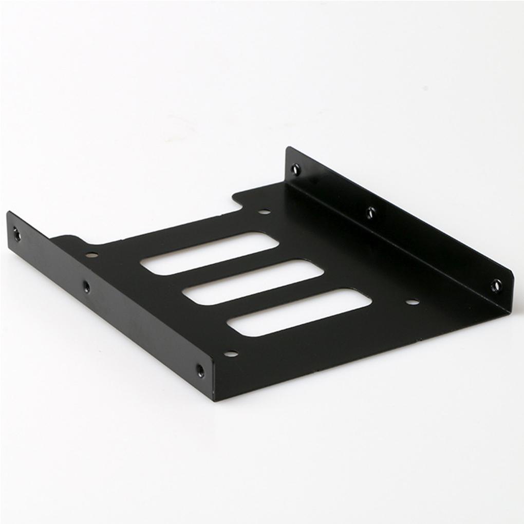 Komputer SSD HDD Case Metal Bracket Adapter 2konverter Rak Hardisk 5sampai3 5 Inch Dengan Sekrup Harddisk Desktop PC Aksesori