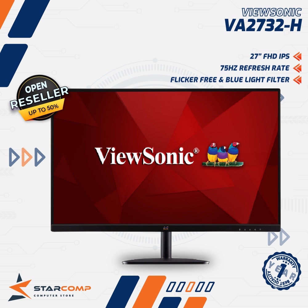 Jual Viewsonic Va H Hz Ips Full Hd Hdmi Vga Led Monitor Va