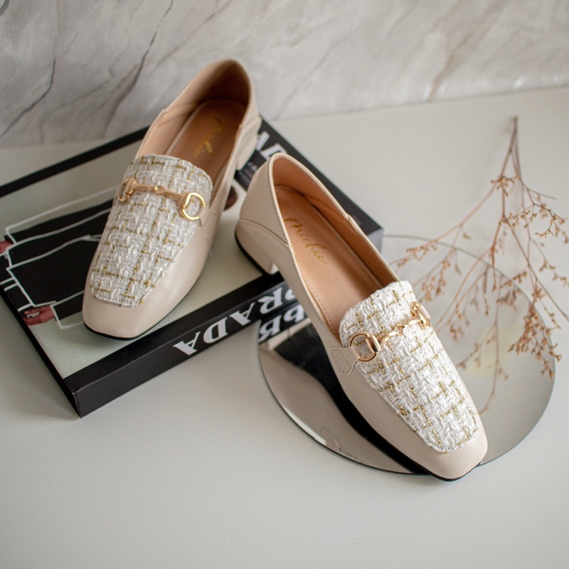 Tiana Tweed Loafers