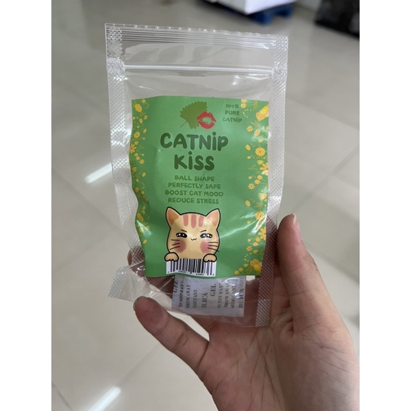 Catnip Kiss Ball / Catnip Bulat / Catnip Refill asli 100% Organik