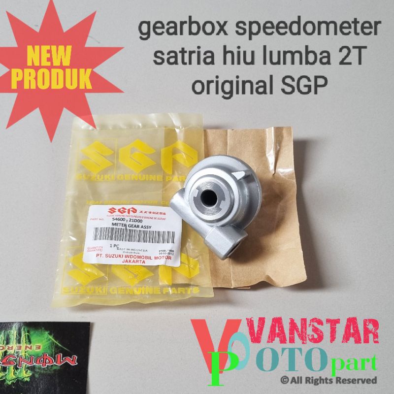Gearbox speedometer satria 2 tak hiu lumba ori
