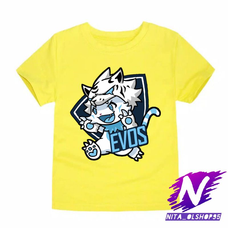 baju anak kaos anak evos baju animasi evos lucu bahan premium