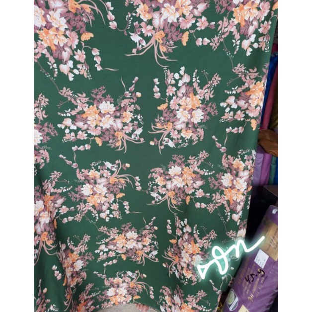monalisa motif bunga cantik