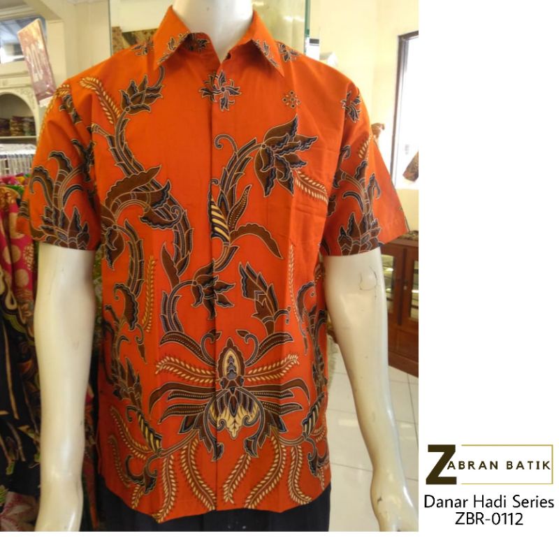 Baju Batik Pria Danar Hadi Lengan Pendek