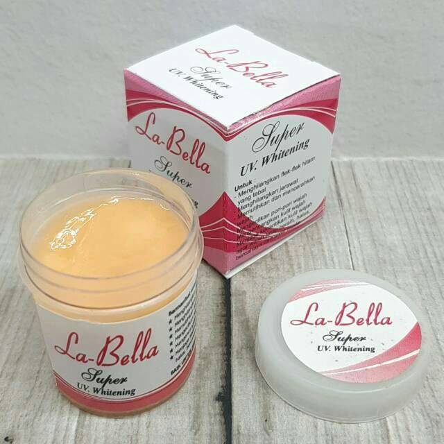 Cream La-bella Pink Super UV Whitening Original / Pemutih Wajah