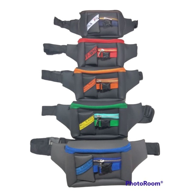 tas selempang pria wanita OFF WHITE