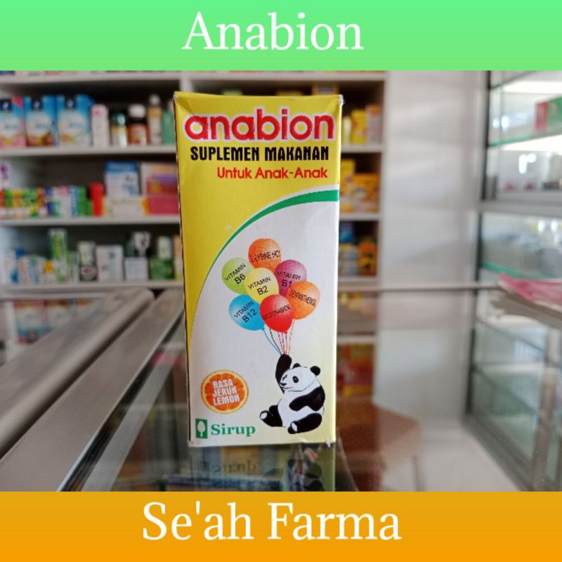 Anabion Sirup 60ml // Suplemen makanan untuk Anak - Anak