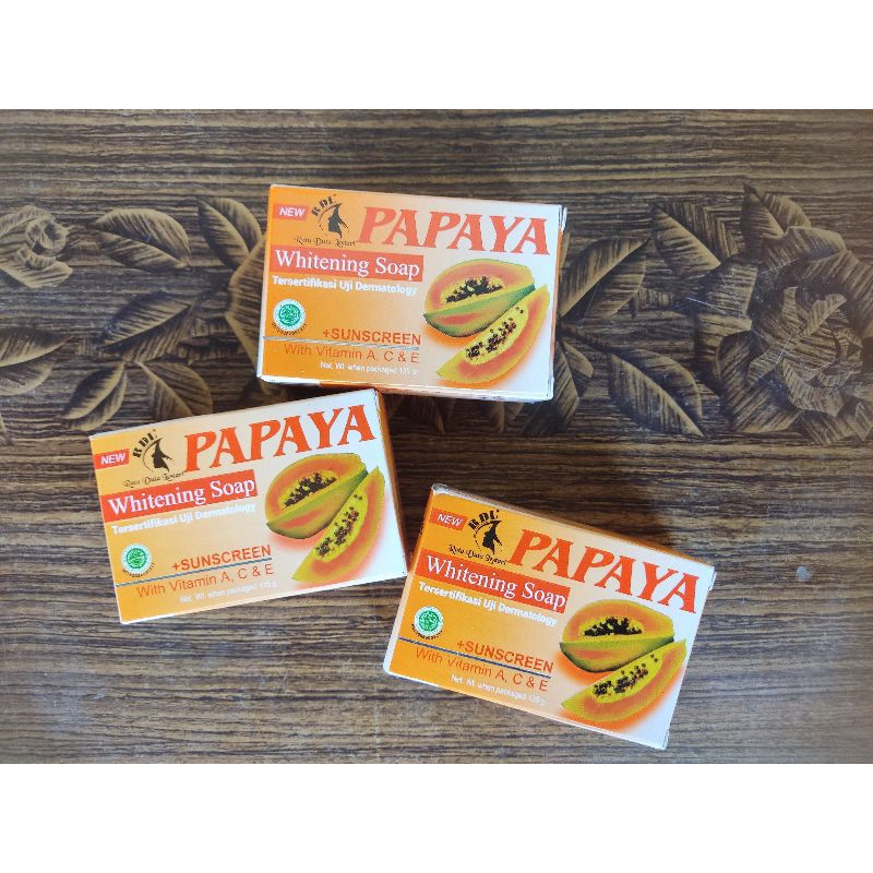 Sabun PAPAYA whitening sabun RDL PAPAYA BPOM 135gr