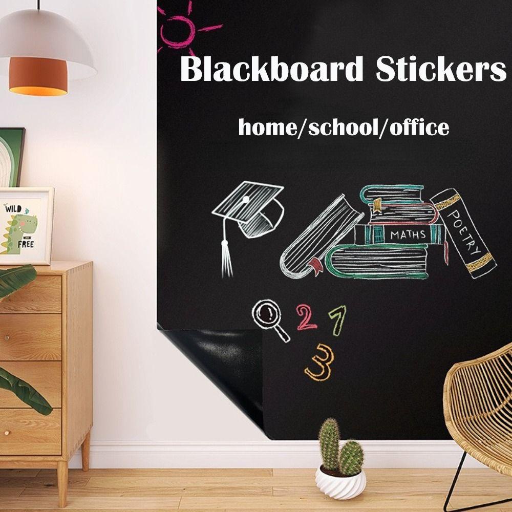 【 ELEGANT 】 Stiker Papan Tulis Menebal Anak-Anak Gambar Kantor Papan Tulis Grafiti Kamar Mural Dekorasi