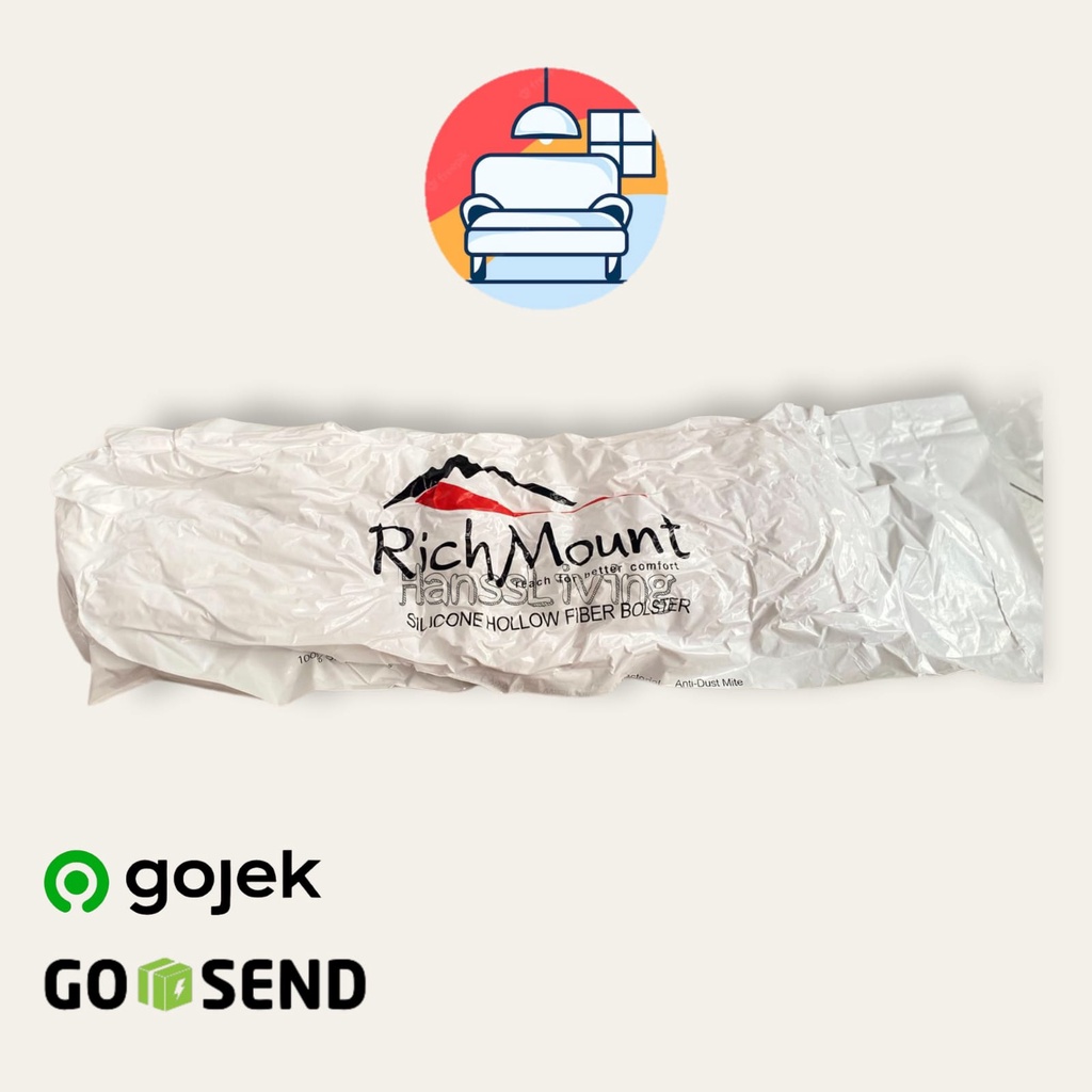 Bantal Guling RichMount  Super HOLLOW SILIKON FIBER (Single List)