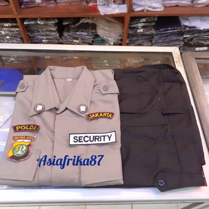 Baju Satpam Security Pdh Plus Upah Jahit
