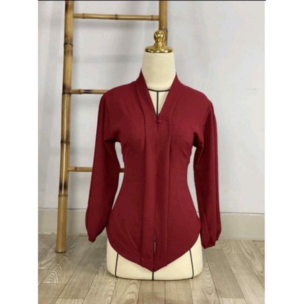 kebaya kartini kringkel airflow tangan 7/8 isi karet /kebayabali/kebaya kekinian /kebaya viral