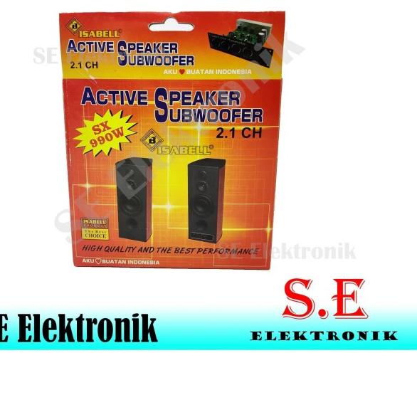 Kit speaker aktif subwofer 2.1