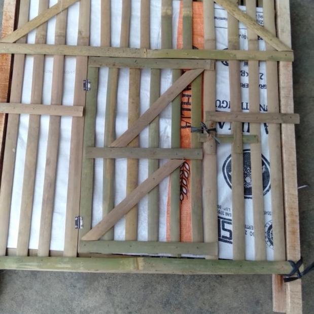 Kandang Ayam Bambu / Kandang Rakit Bambu Segiempat Kotak