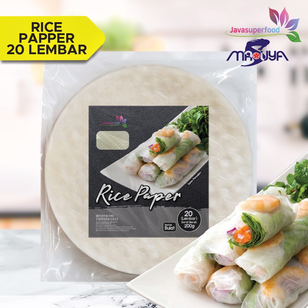 Jual Java Superfood Rice Paper / High Quality Rice Paper 22cm / Kulit