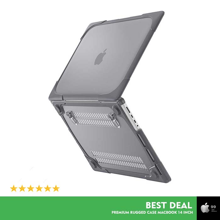Premium Rugged Case Macbook Pro 14 Inch M1 Pro 2021 [A2442] MBP Casing
