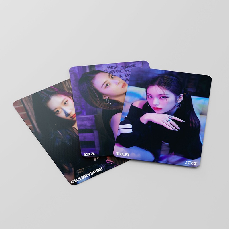 55pcs / Kotak Kartu Foto LOMO Blah Blah Blah ITZY 2022