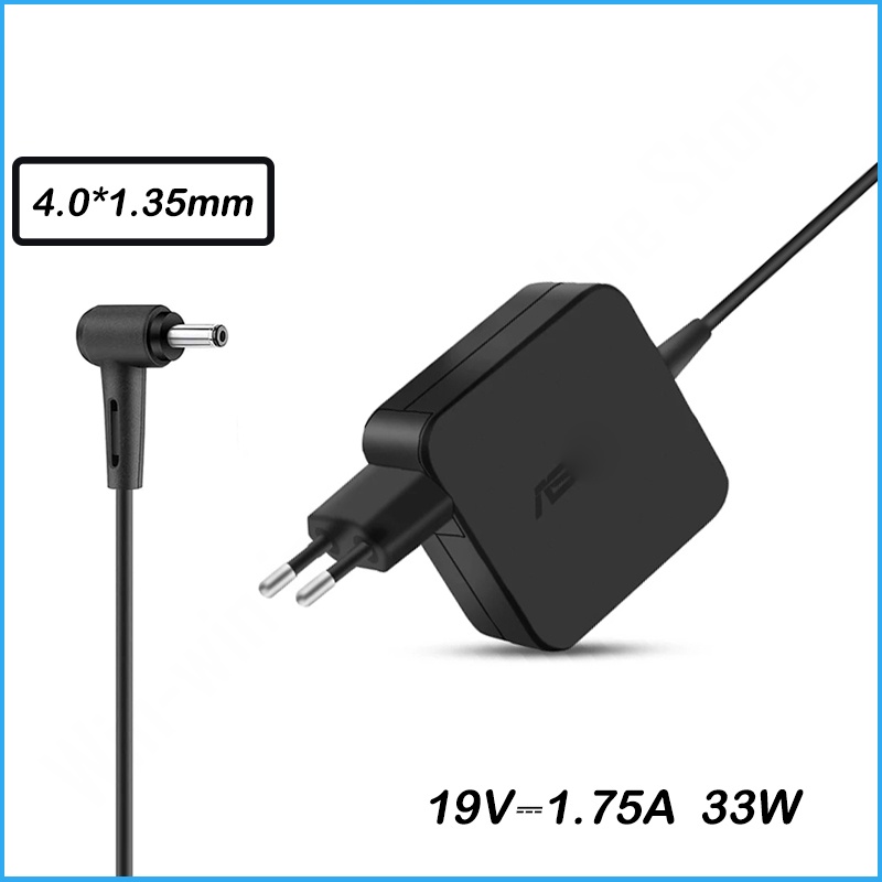 Actual【COD】Adaptor Charger Asus 19V 1.75A 33W 4.0*1.35mm ORIGINAL X441N X441NA X441M X453M X200CA X200M X201E X441 A407M