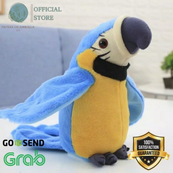 Promo Boneka Talking Burung Beo Mainan Anak Bisa Meniru Suara  menari DO Limited